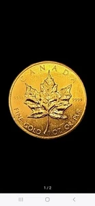 $50 Canadian Maple Leaf Gold Coin....have relisted twice ...genuine offers only - Picture 1 of 2