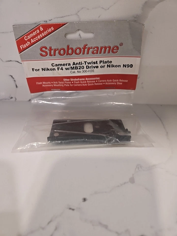 Stroboframe Camera Anti - Twist Plate Cat. 300-H35 Made In Italy