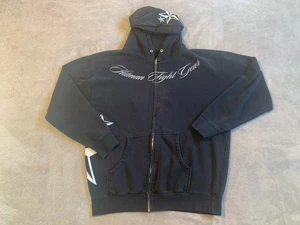 Hitman Fight Gear Hoodie Herren L schwarz Full Zip MMA Jacke Y2K Star Graphic Y2K - Bild 1 von 10
