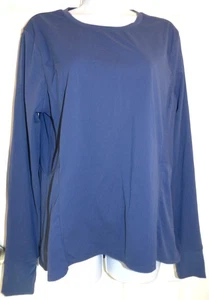 Excellent Blue SPYDER ACTIVE 2-Fabric Top w/Long Sleeves Thumb Hole - XL - Picture 1 of 2