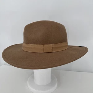 Cappello MADEWELL x Biltmore® a forma di 100% lana feltro cammello M/L MB607 NUOVO - Foto 1 di 11
