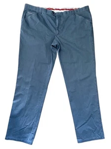 Meyer Chicago Herren Baumwollhose dunkelblau strukturiert Cotton Stretch W48 L34 - Bild 1 von 10