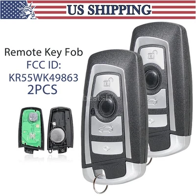 2 Para 2014 2015 2016 2017 2018 BMW 3 5 Serie 7 320i 328i F32 X3 Mando a distancia Llavero Foto 1 de 4