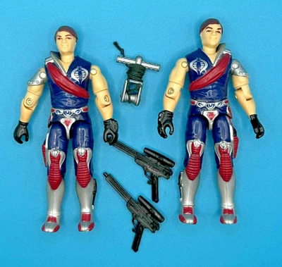 GI Joe Cobra 1985 Crimson Guard Commander Twins Tomax Xamot 100% Completo Foto 1 de 3