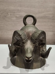 Carl Wagner Bronze Rocky Mountains Bighorn Sheep Bell Sculpture Statue 27/1000 - Picture 1 of 11