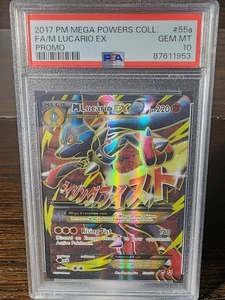 PSA 10 Gem Mint M Lucario EX Full Art 55a/111 Mega Power Coll 2017 - Bild 1 von 2