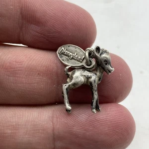 Vintage Disneyland Sterling Silver Bambi Charm 3.3g - Bild 1 von 6