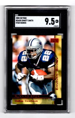 EMMITT SMITH 2000 SKYBOX ESTRELLA RUBÍES SGC 9,5 GEMA COMO NUEVA #36SR HOF DALLAS COWBOYs Foto 1 de 2