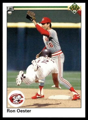 1990 Upper Deck Ron Oester Cincinnati Reds #118A - Image 1 of 2