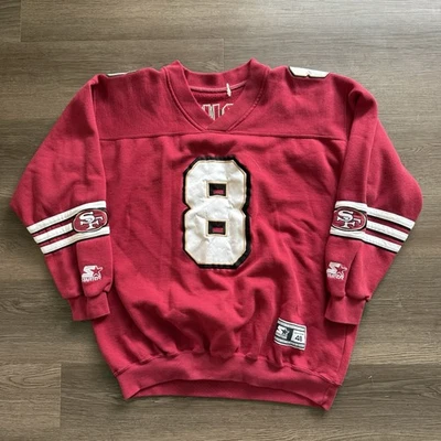Sudadera de Colección San Francisco 49ers Steve Young Cuello Redondo Jersey Starter Para Hombre’s 48 Foto 1 de 4