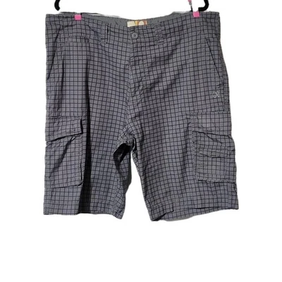 Pantalones cortos cargo vintage Ocean Pacific negros/grises a cuadros talla 40 Foto 1 de 4