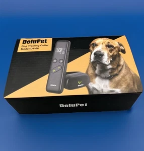 Delupet DT-66 schwarz Hundetraining Elektroschock Bellen Halsband mit Fernbedienung - Bild 1 von 13