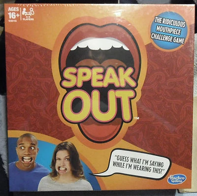 (AQ) New Authentic Hasbro SPEAK OUT Game Ready To Ship NEW Sealed - Image 1 of 2