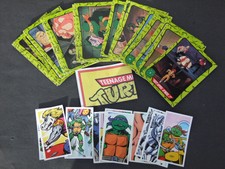 Topps Teenage Mutant Hero Turtles Cards NOT COMPLETE SET 21 of 66 + Brooke Bond