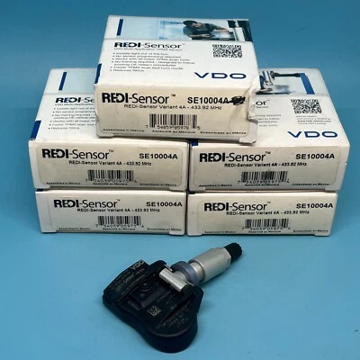 VDO TPMS Tire Pressure Sensor set of 5 SE10004A - Image 1 of 3