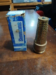 Simmons 432 1" Foot Valve Bronze Made In USA - Picture 1 of 6