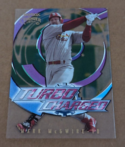 MARK McGWIRE 1999 Skybox Thunder TURBO CHARGED #5 ST LOUIS CARDINALS Insert Card