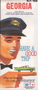 Hoja de ruta Sunoco 1967: Georgia nuevo de lote antiguo - Imagen 1 de 1