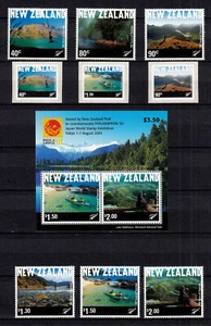 105659/ Neuseeland 2001 – Mi 1924-1932 u. Block 126 – Landschaften – postfrisch - Picture 1 of 1