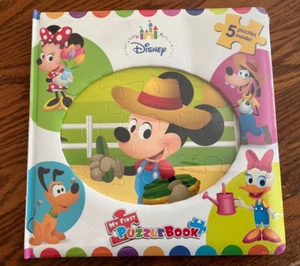 Disney- My First Puzzle Book Mickey Mouse /Minnie/Donald/Daisy/Goofy) New Sealed - Picture 1 of 3