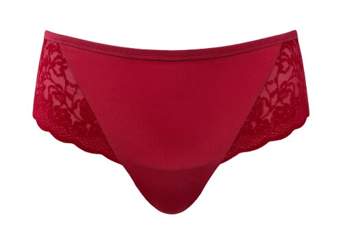 Triumph Hipster String Sheer Velvet Sensation Samt 36 40 42 44 rot NEU - Bild 1 von 1