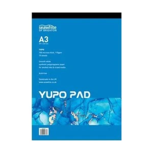 Seawhite 115gsm YUPO Synthetic Paper Pad 15 Sheets - Picture 1 of 3