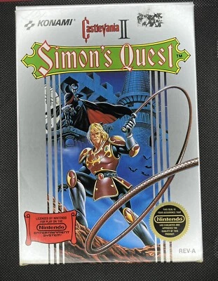 Castlevania II: Simon's Quest (Nintendo NES) Authentic & Complete CIB Very Good - Image 1 of 4