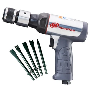 Ingersoll Rand 123MAXK Vibration Reduced Round Barrel Air Hammer Kit w/ Chisels - Picture 1 of 2