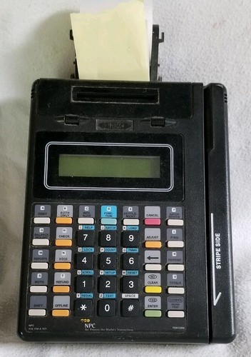 Hypercom T7P Credit Card Machine no power supply untested | eBay