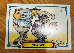 1988 Leaf Baseball's Greatest Grossouts #16 KIEL D. UMP - Picture 1 of 2
