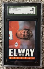 1985 Topps John Elway #238 SGC 8 - Denver Broncos - HOF