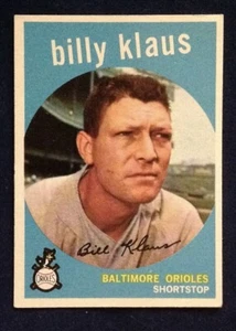 1959 Topps Baseball #299 Billy Klaus Orioles EX + kostenloser Versand NACHLASS-LÄUFER  - Bild 1 von 2