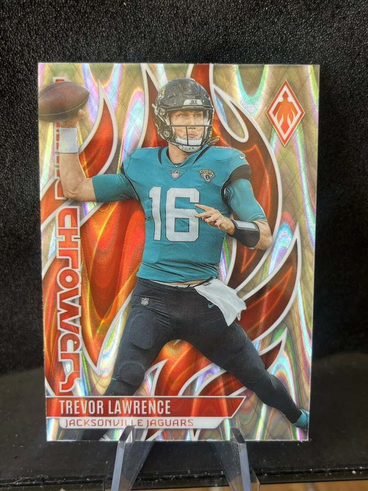 2023 Panini Phoenix Trevor Lawrence Flame Throwers Silver Jacksonville Jaguars - Image 1 of 1