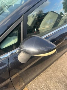 FORD FIESTA MK7 ZETEC 2008-2012 PASSENGER SIDE WING MIRROR IN BLACK - Picture 1 of 3