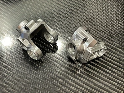 2pcs F&R Aluminum differential Diff Yoke Arrma Big Rock 3S BLX 4x4 silver - Image 1 of 4
