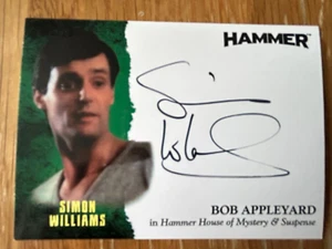 HAMMER SERIE 2 - SEVENTIES SHOCKERS: AUTOGRAMMKARTE: SIMON WILLIAMS SW2 - Bild 1 von 1