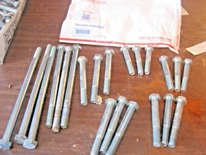 SAVE $100 ON 21 bolts 5/8" - Hex Head Cap Screws Steel Zinc Plated - Picture 1 of 7