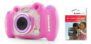 Easypix Kiddypix Blizz pink digitale Kinderkamera inkl. 16GB SDHC - Bild 1 von 8