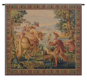 Arte de pared tapiz belga Falcon colgante para decoración del hogar (nuevo) - 31x32 pulgadas - Imagen 1 de 6