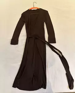 Diane von Furstenberg DVF Julian Wickelkleid 3/4 Arm BRAUN PERECT Gr. 0 - Bild 1 von 5