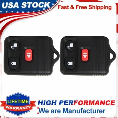 Repuesto de mando a distancia de entrada sin llave para 2 llaveros de coche para Ford F150 F-250 F-350 Foto 1 de 4