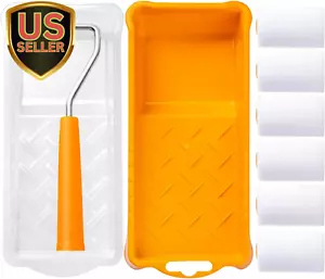 Foam Paint Roller, 2 Inch Mini Paint Roller Kit 9 Pack, Small Paint Roller wi... - Picture 1 of 1