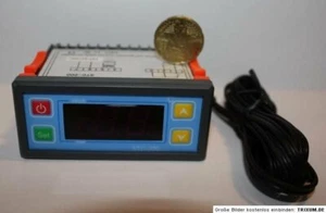 12 V Volt Thermostat mit Sensor Temperaturregelung fuer Heizstab Heizpatrone - Bild 1 von 1