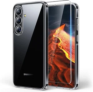 Pour SAMSUNG GALAXY S25 PLUS VERRE TREMPÉ + COQUE PROTECTION ANTICHOC INTEGRAL - Photo 1 sur 11