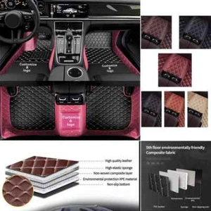 For Fit Jaguar All Series Carpets Car Floor Mat Waterproof Auto Custom Rugs - Picture 1 of 27