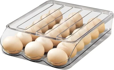 Große Kapazität Auto Rolling Egg Container Kühlschrank Kühlschrank Kunststoff Klar - Bild 1 von 4