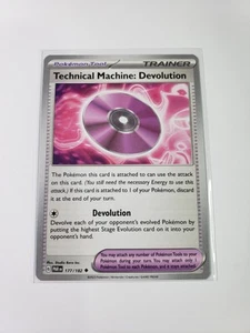 Pokemon Technical Machine: Devolution 177/182 Sv04: Paradox Rift Regular - Picture 1 of 4