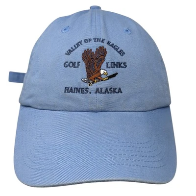 Valley Of The Eagles Golf Links Slideback Hat Blue One Size Antigua - Image 1 of 4