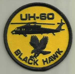 UH-60 BLACK HAWK PATCH HELICOPTER U.S.NAVY ARMY USMC PILOT CREW USA READ FULL AD - Picture 1 of 2