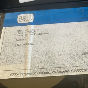 Peanuts Film Transfer Vintage P001 - Picture 1 of 3